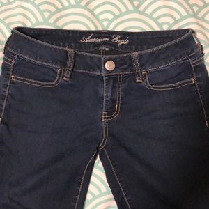 Dark Wash American Eagle Stretch Jeans